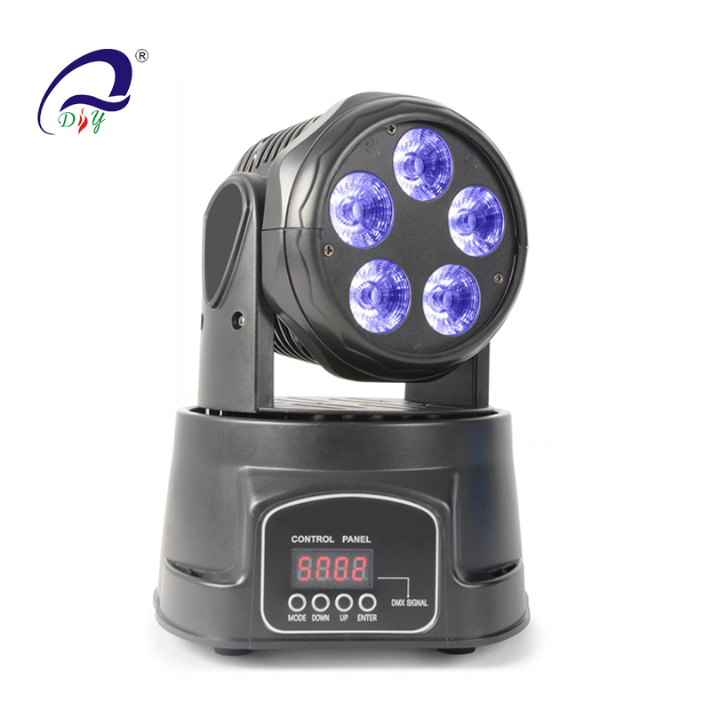 PL-12 5*15W RGBWA LED Mini Flytande Huvudsköljljus