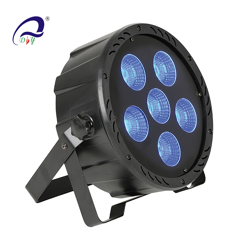 PL101 6 STKS LED COB 200W Par Can Light för diskotek